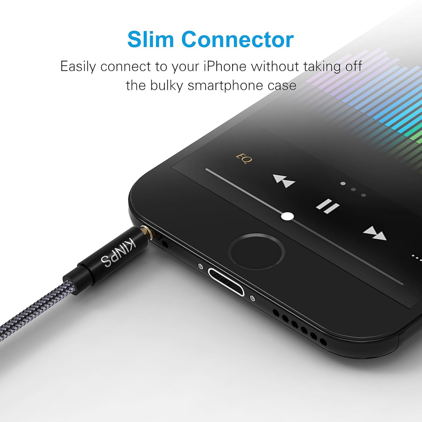 Audio Auxiliary Stereo Audio Cable 3.5Mm Stereo Jack Male to Male, Stereo Jack Cord for Phones, Headphones, Speakers, Tablets, Pcs, MP3 Players and More (4FT/1.2M, Black)