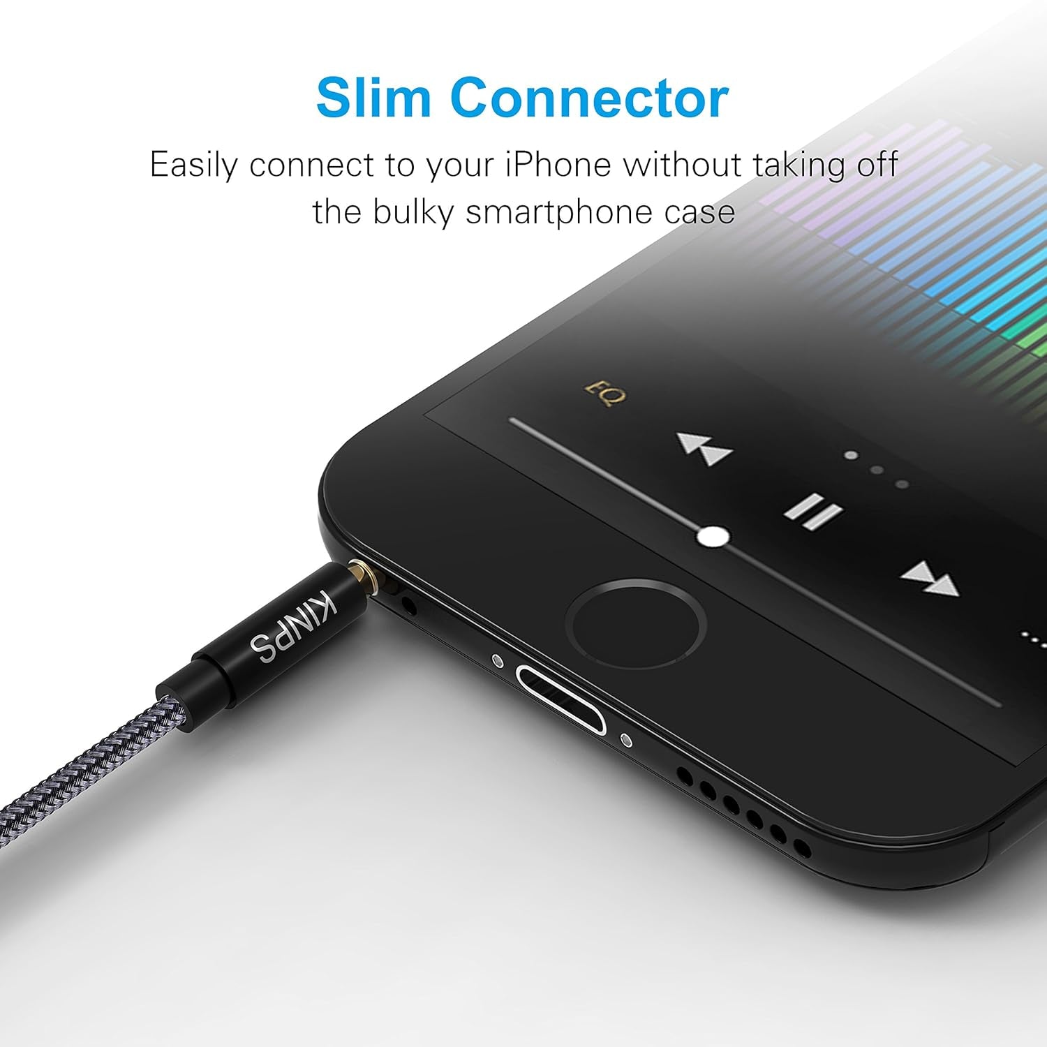 Audio Auxiliary Stereo Audio Cable 3.5Mm Stereo Jack Male to Male, Stereo Jack Cord for Phones, Headphones, Speakers, Tablets, Pcs, MP3 Players and More (4FT/1.2M, Black)